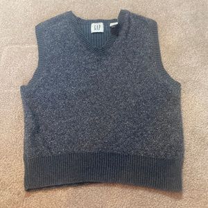 Dark Grey Gap Sweater Vest